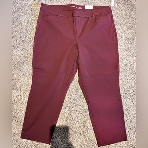 Wonen’s Burgundy Pixie Pants